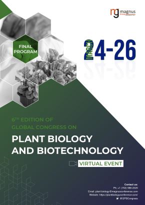 6th Edition of Global Congress on Plant Biology and Biotechnology | Online Program